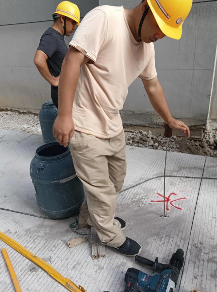 管道泄漏检测现场